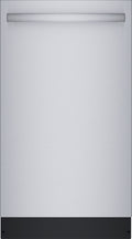 Bosch - 800 Series 18 Top Control Smart Built-In Dishwasher with 3rd Rack and 44 dBA - Silver