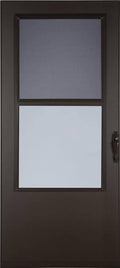 Larson 36-in x 81-in Brown Mid-View Storm Door | 37098042