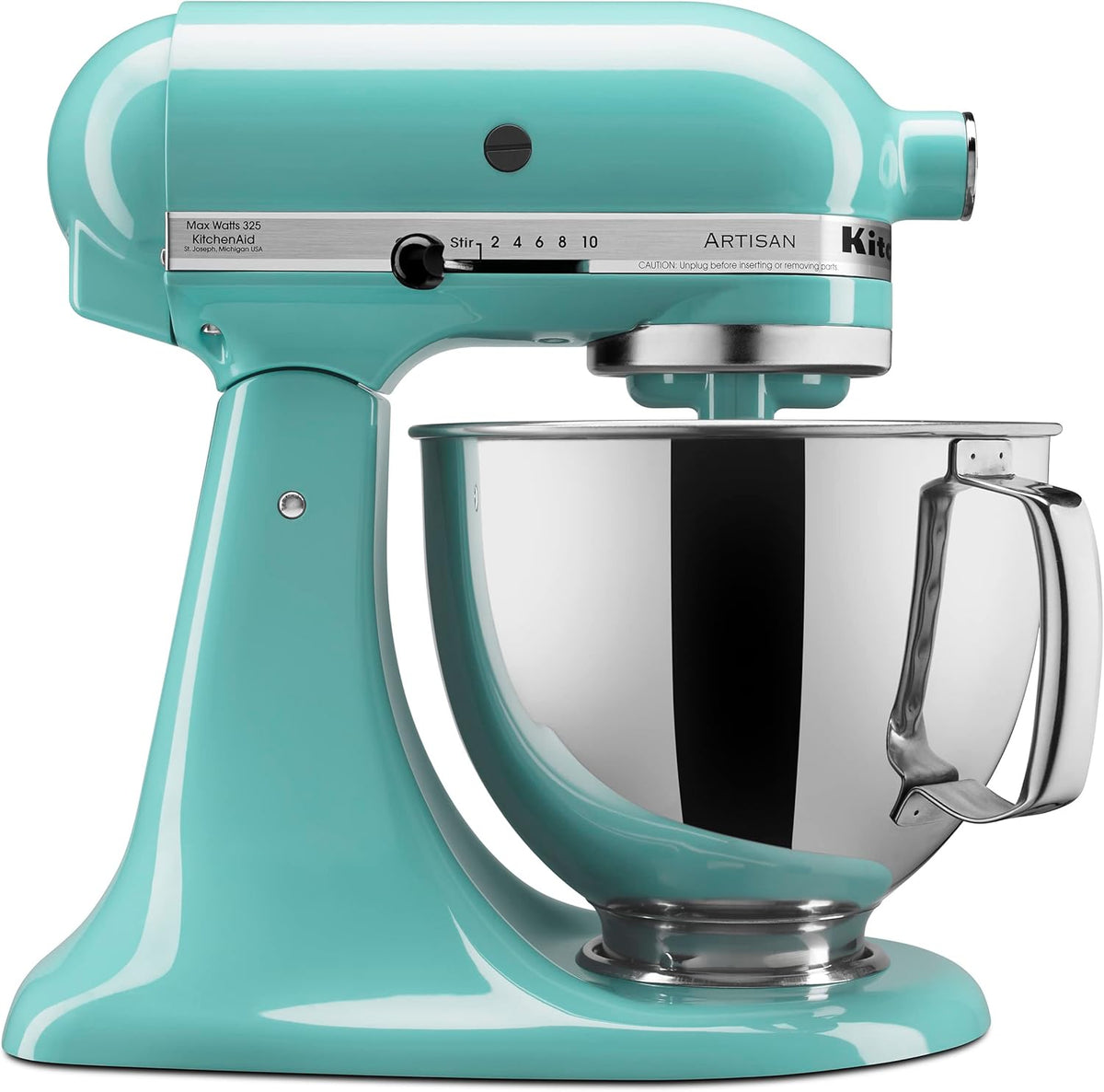 KitchenAid Artisan Series 5 Quart Tilt Head Stand Mixer with Pouring Shield KSM150PS, Cast Iron