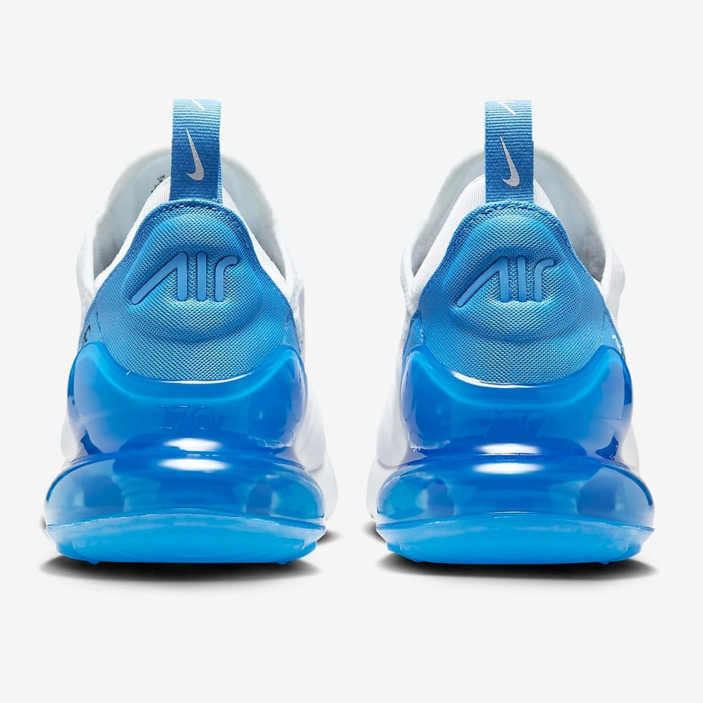 Nike Air Max 270 Women's Shoes (AH6789-118, White/Black/University Blue) Size 10.5
