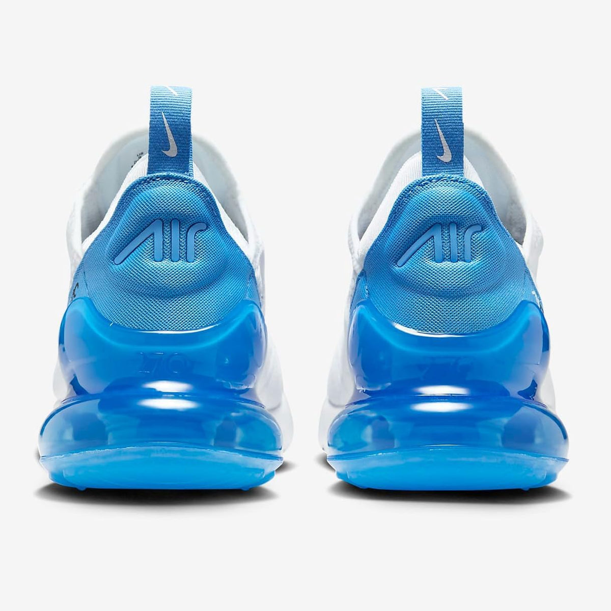 Nike Air Max 270 Women's Shoes (AH6789-118, White/Black/University Blue) Size 10.5