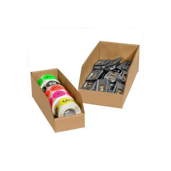 8 x 18 x 4 1/2x22 Kraft Open Top Bin Boxes