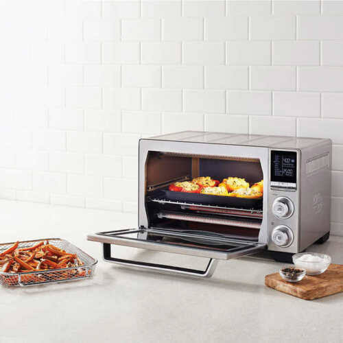 Calphalon Quartz Heat Countertop Toaster Oven with Air Fry, 0.88 Cu. ft