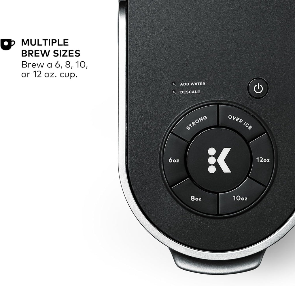 Keurig K-Supreme Single Serve K-Cup Pod Coffee Maker, MultiStream Technology, 4 Brew Sizes, 66oz Dual-Position Removable Reservoir, Black