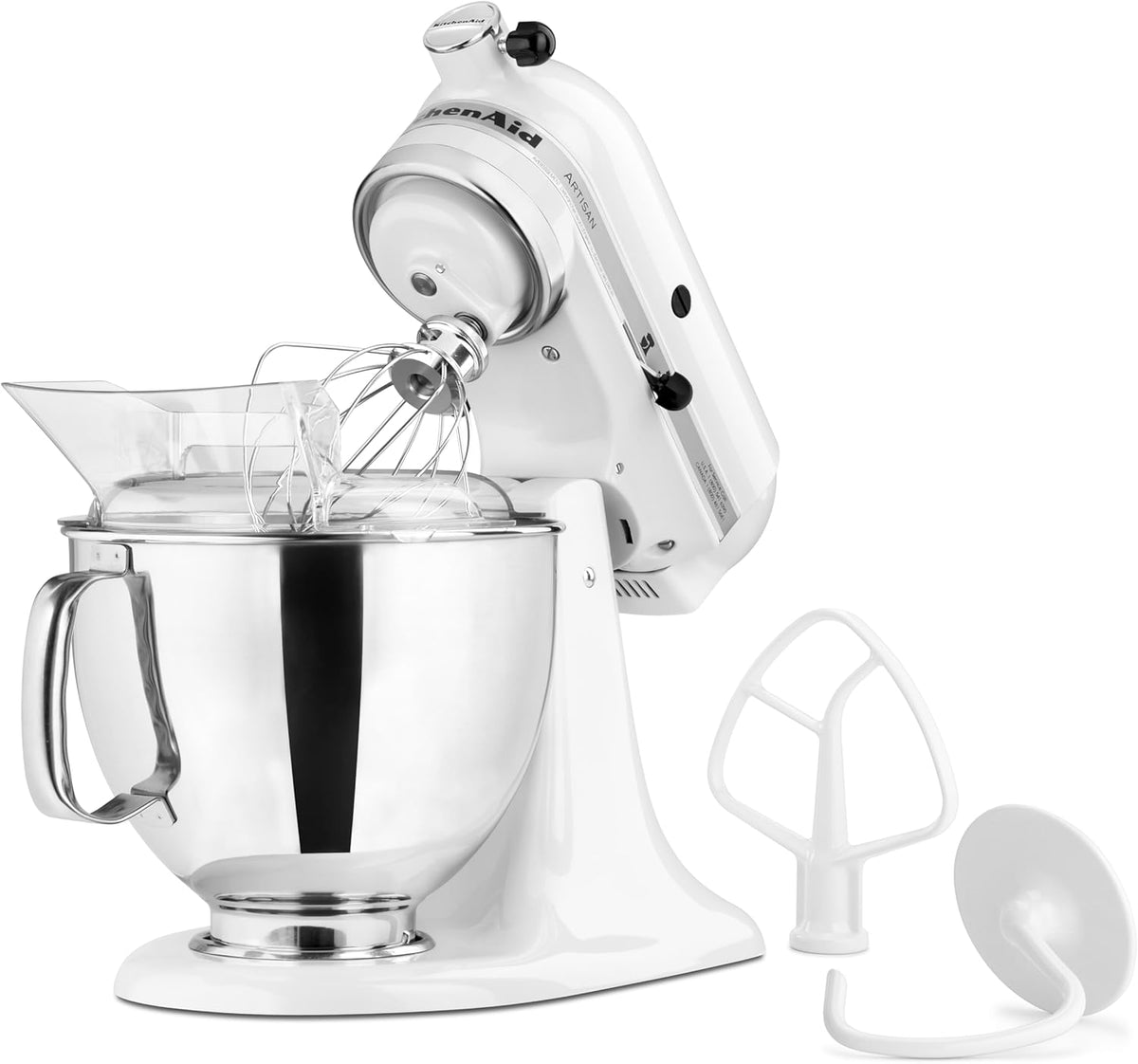 KitchenAid Artisan Series 5 Quart Tilt Head Stand Mixer with Pouring Shield KSM150PS, Cast Iron