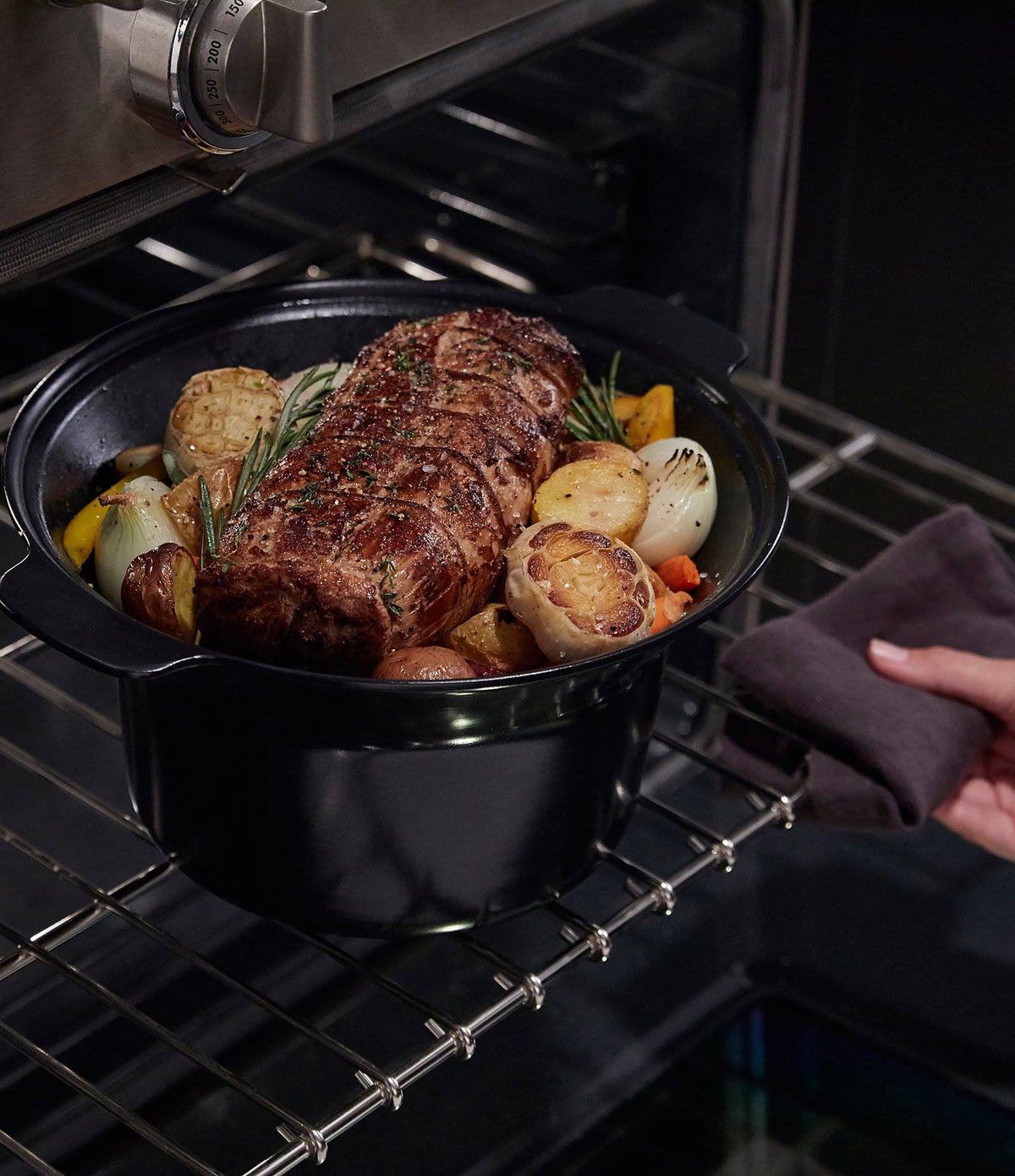 Calphalon Digital Saut Slow Cooker Dark Stainless Steel