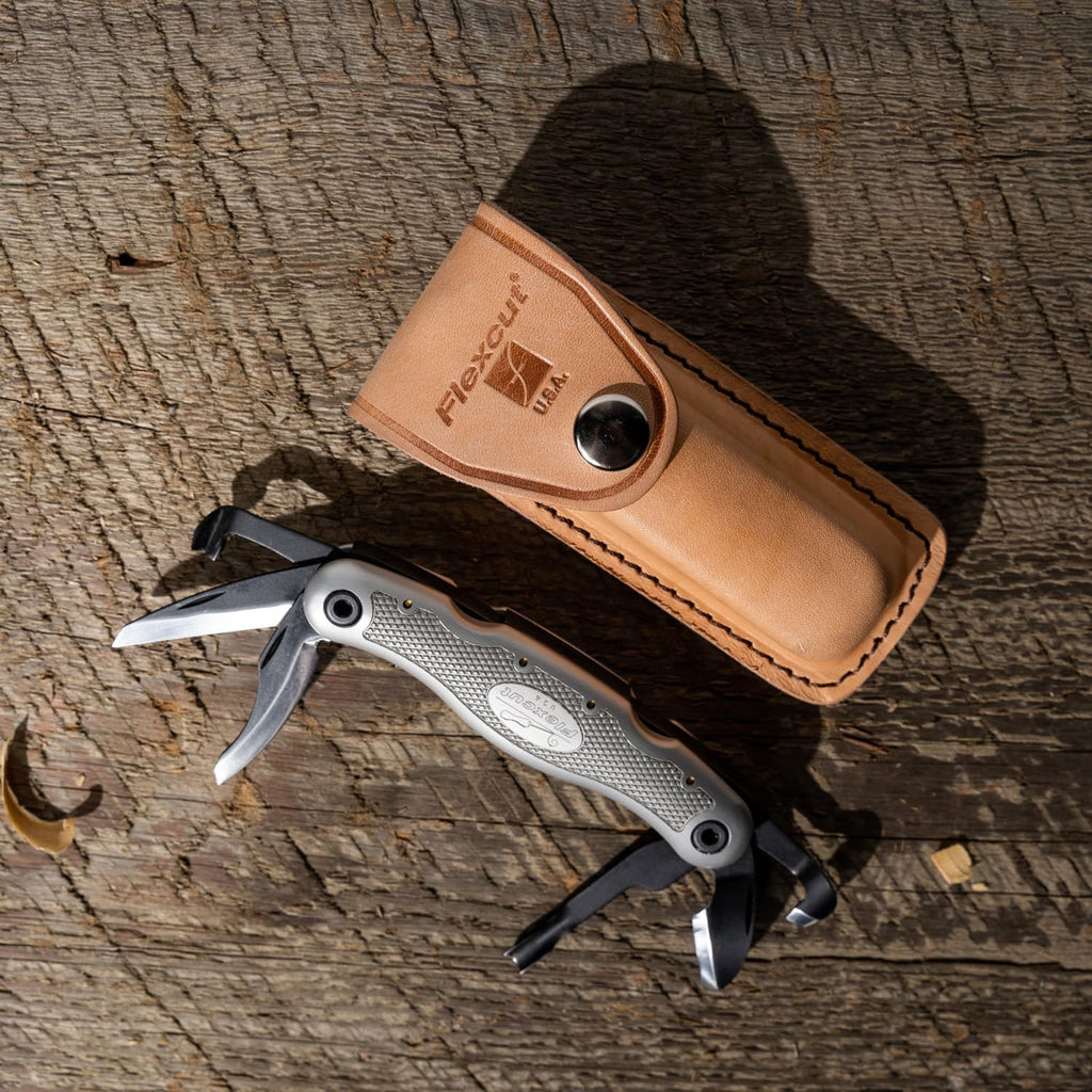 FLEXCUT Pocket Jack for Carvin' 2.0, Light Weight Wood Carving Jackknife Style Tool with 4 Blades, Made in the USA | JKN289