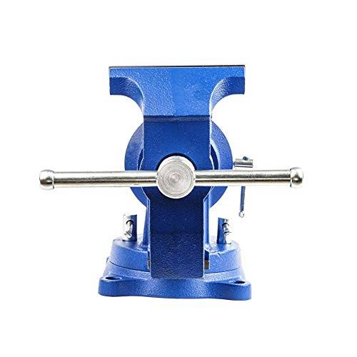 Forward DT08125A 5-Inch Heavy Duty Bench Vise 360-Degree Swivel Base and Head with Anvil (5x22)