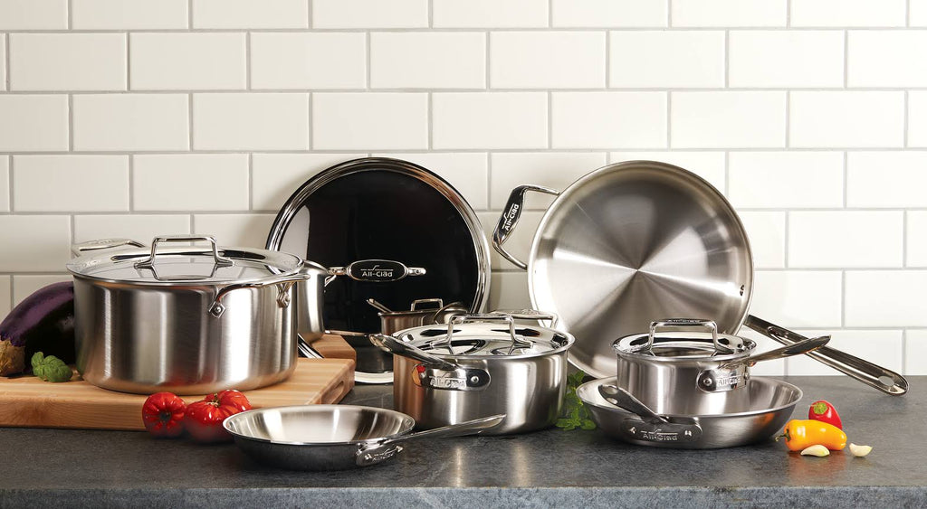 All-Clad D5 Brushed Stainless Steel 8x22 Fry Pan