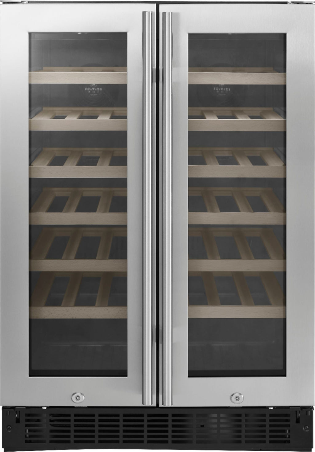 Insignia? - Dual Zone Wine and Beverage Cooler with Glass Doors - Stainless Steel