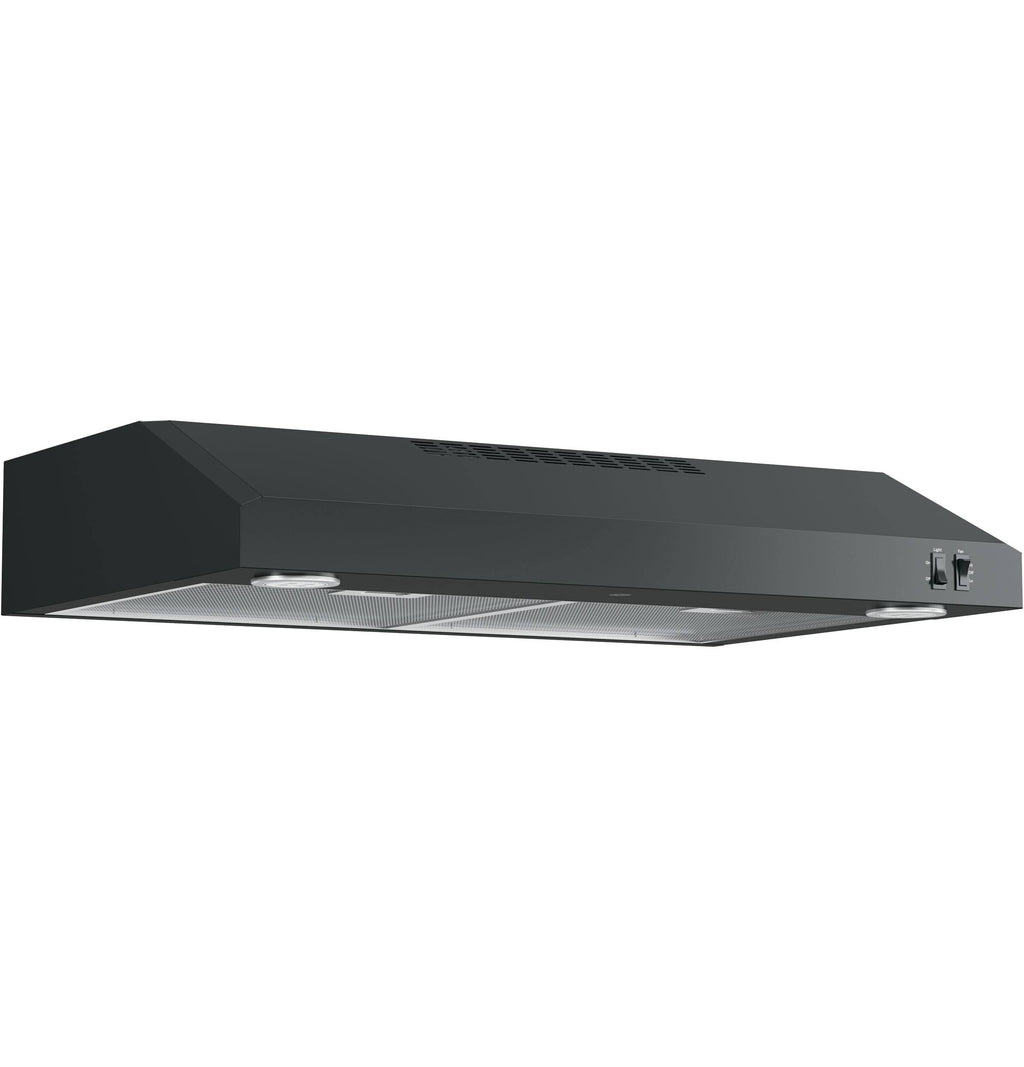 GE JVX5305DJBB 30x22 Under The Cabinet Range Hood - Black
