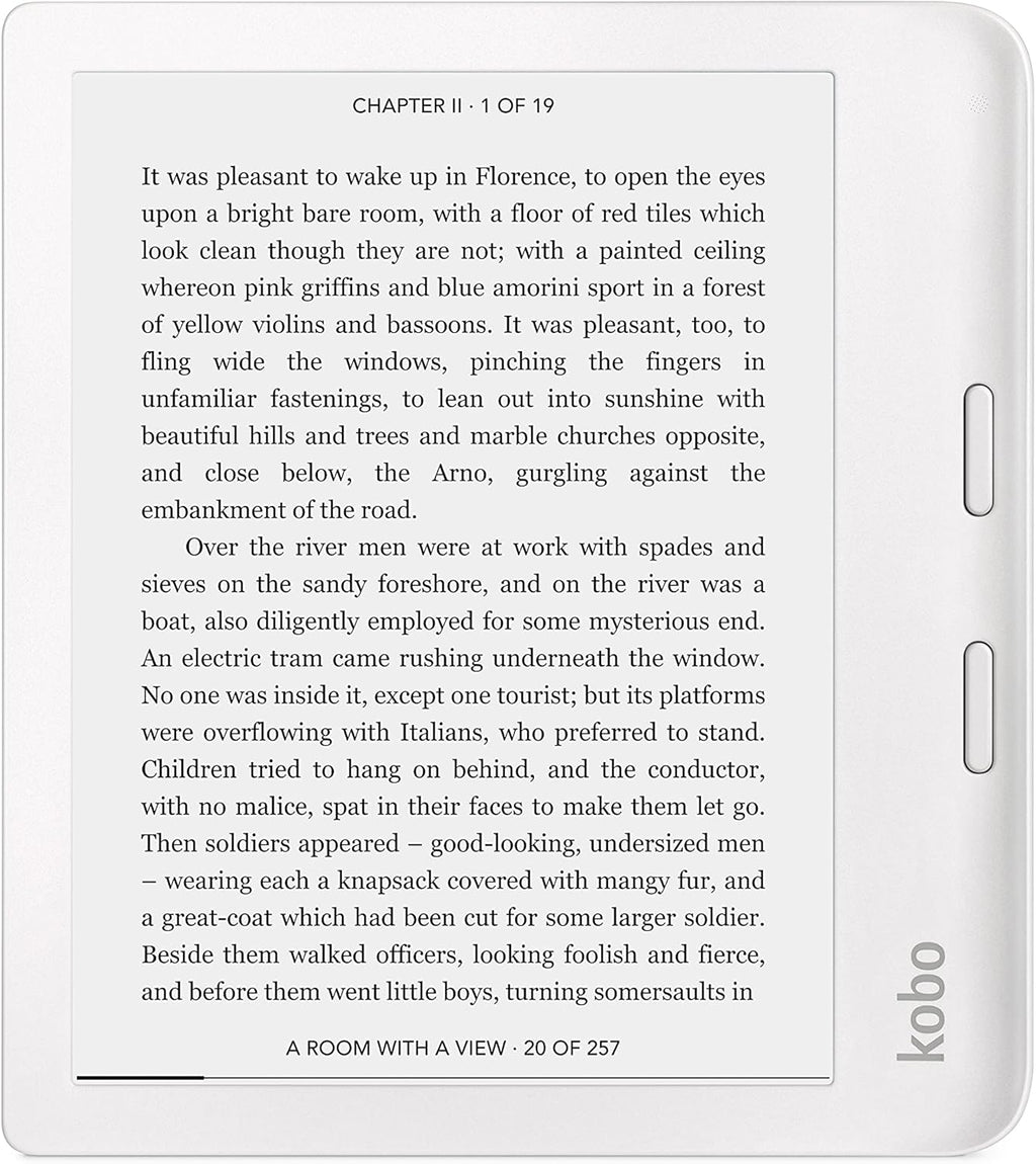 Kobo Libra 2 | eReader | 7 Glare Free Touchscreen | Waterproof | Adjustable Brightness and Color Temperature | Blue Light Reduction | eBooks | WiFi | 32GB of Storage | Carta E Ink Technology | Black