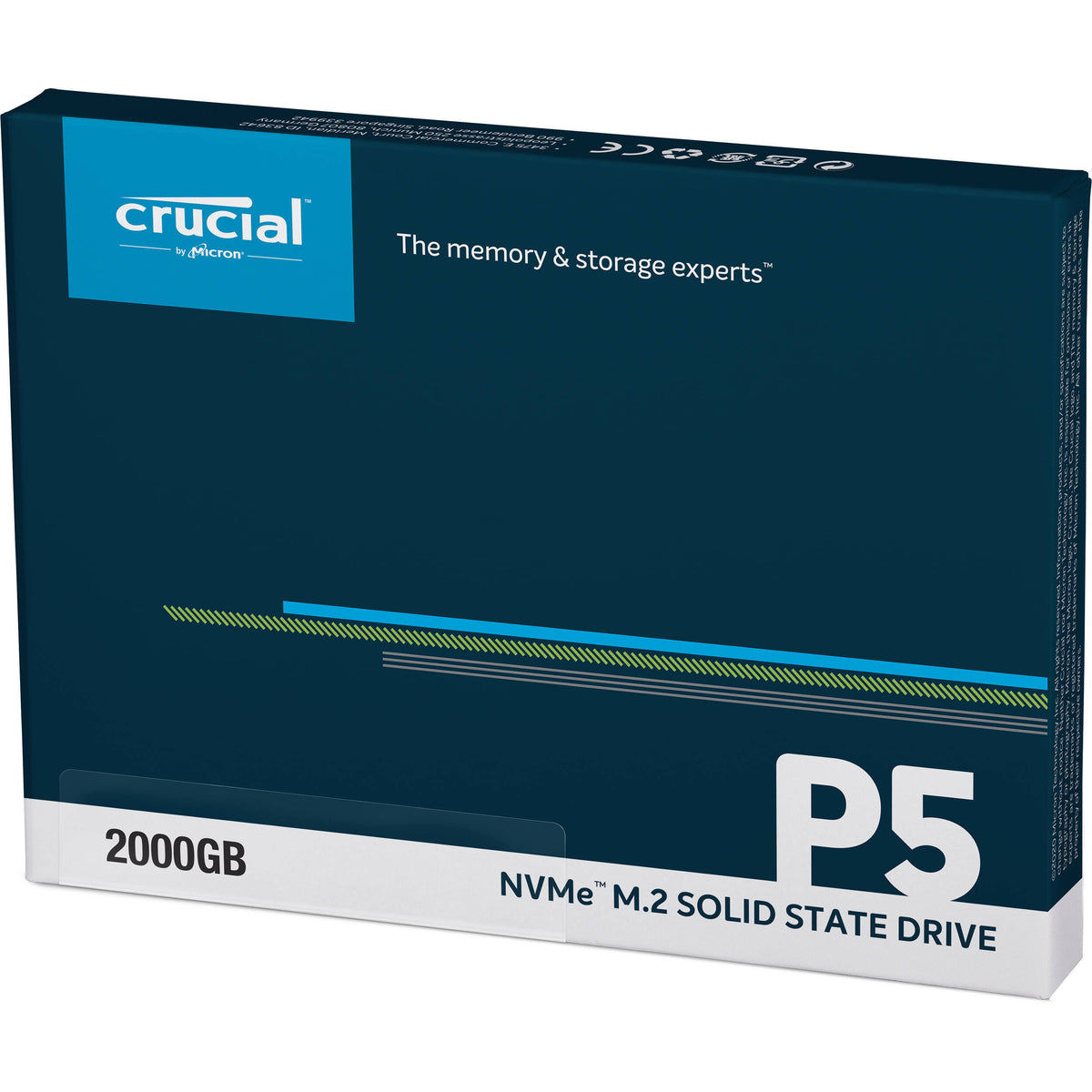 Crucial - P5 2TB 3D NAND NVMe M.2 Internal Solid State Drive