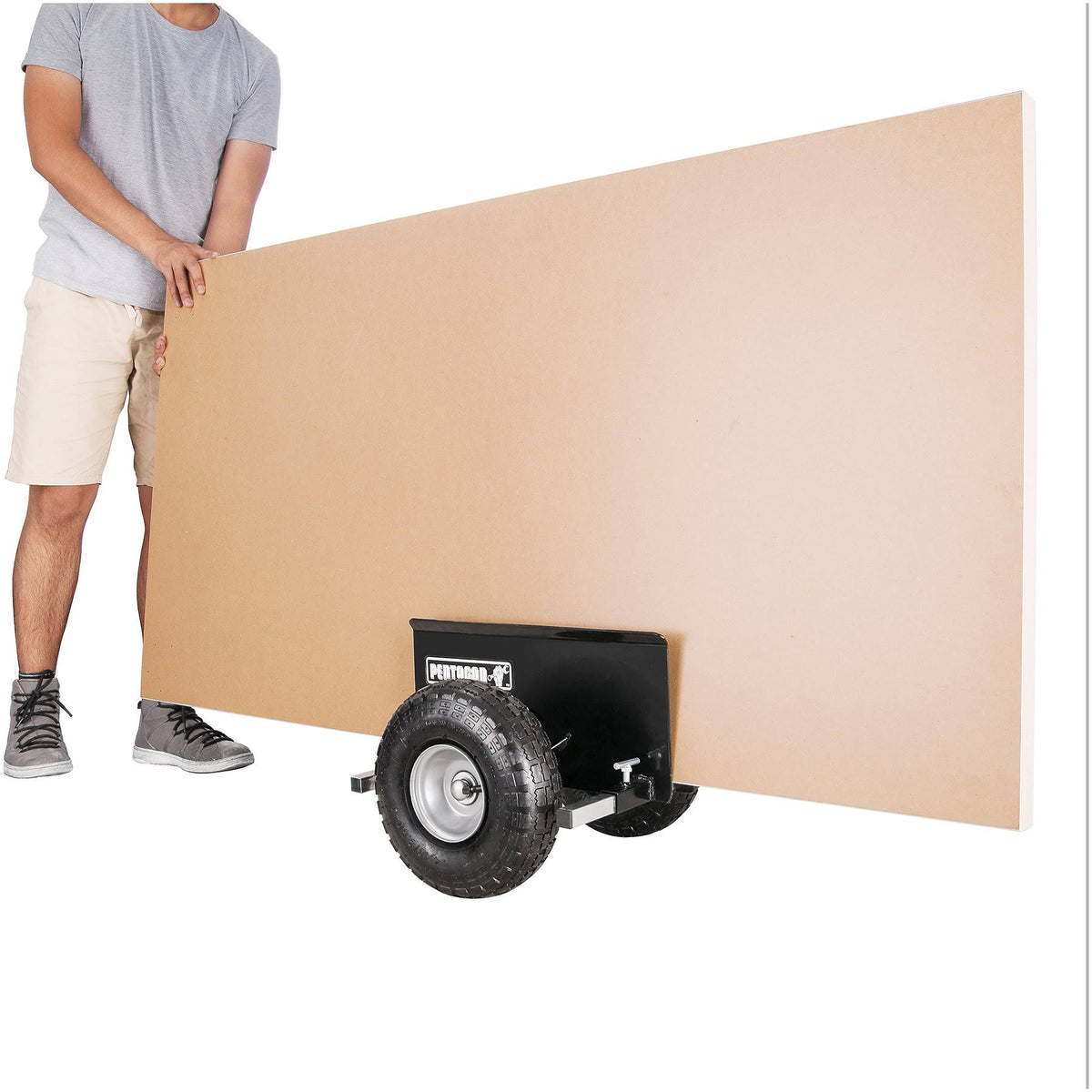 Pentagon Tool | Panel Pusher Dolly | Plywood - Doors - Drywall