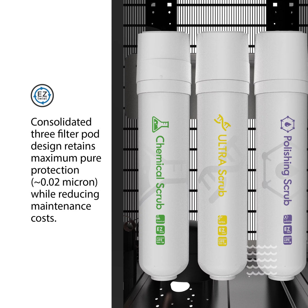 Drinkpod Self Cleaning Bottleless Water Cooler Dispenser, UL/NSF, Full Size