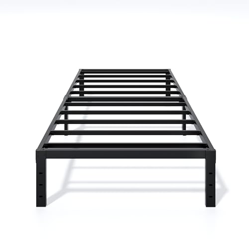 Metal Bed Frame Full Size - 14 Inch Heavy-Duty Full Platform Bed Frame No Box Spring Needed, Easy Assembly, Noise-Free, Sturdy Mattress Foundation, Underbed Storage Space