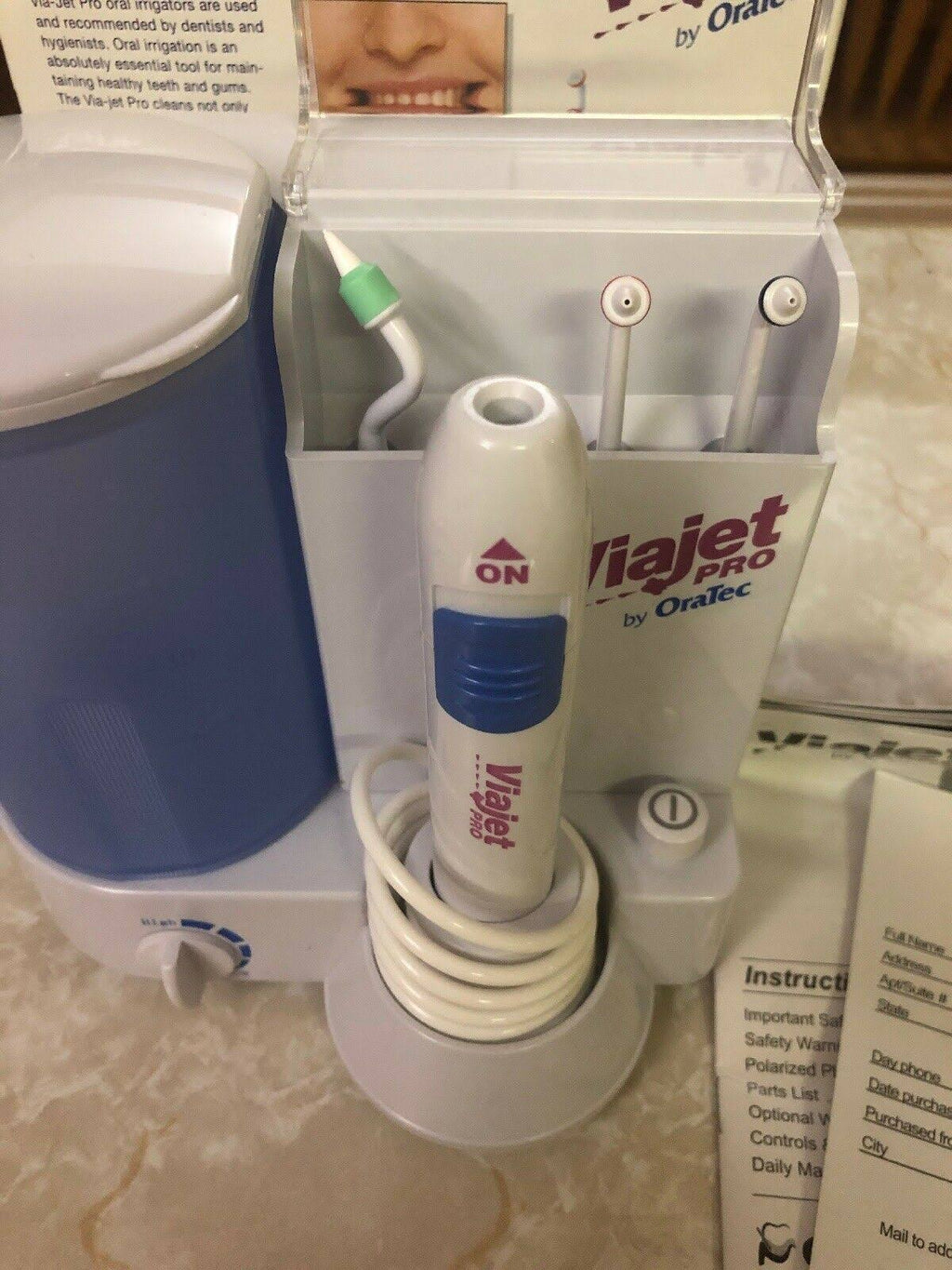 ViaJet Pro Irrigator - Water Flosser (by OraTec)