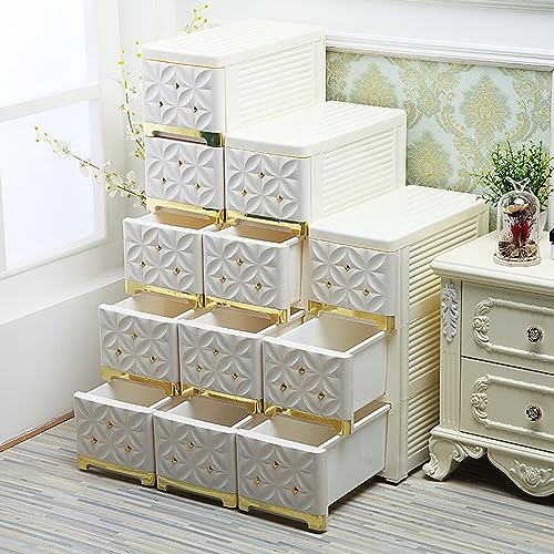 Narrow Bathroom Removable Medicine Cabinet Tall Corner Cabinet with Storage Drawers and Casters, Side Cabinet Crevice Shelf for Kitchen, Living Room, Laundry Room, Bedroom