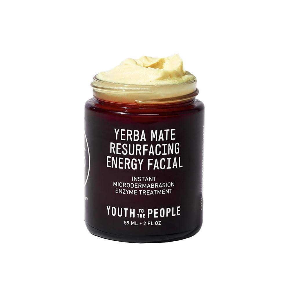 Youth to The People Yerba Mate Resurfacing u0026 Exfoliating Energy Facial with Enzymes - 59 ml