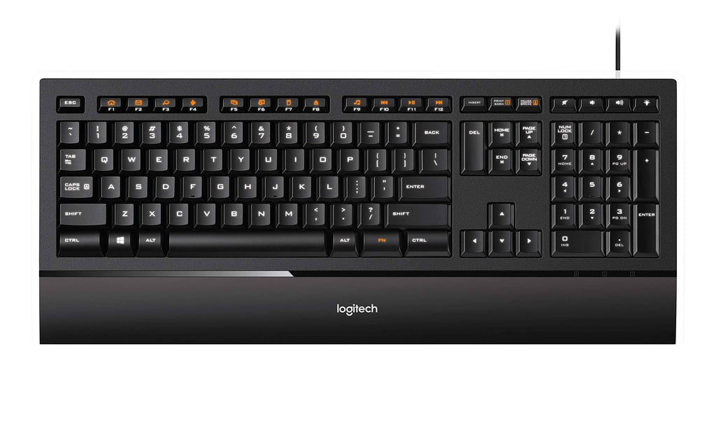 Logitech Illuminated Ultrathin Keyboard K740 with Laser-Etched