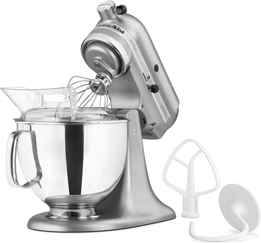 KitchenAid Artisan Series 5 Quart Tilt Head Stand Mixer with Pouring Shield KSM150PS, Cast Iron