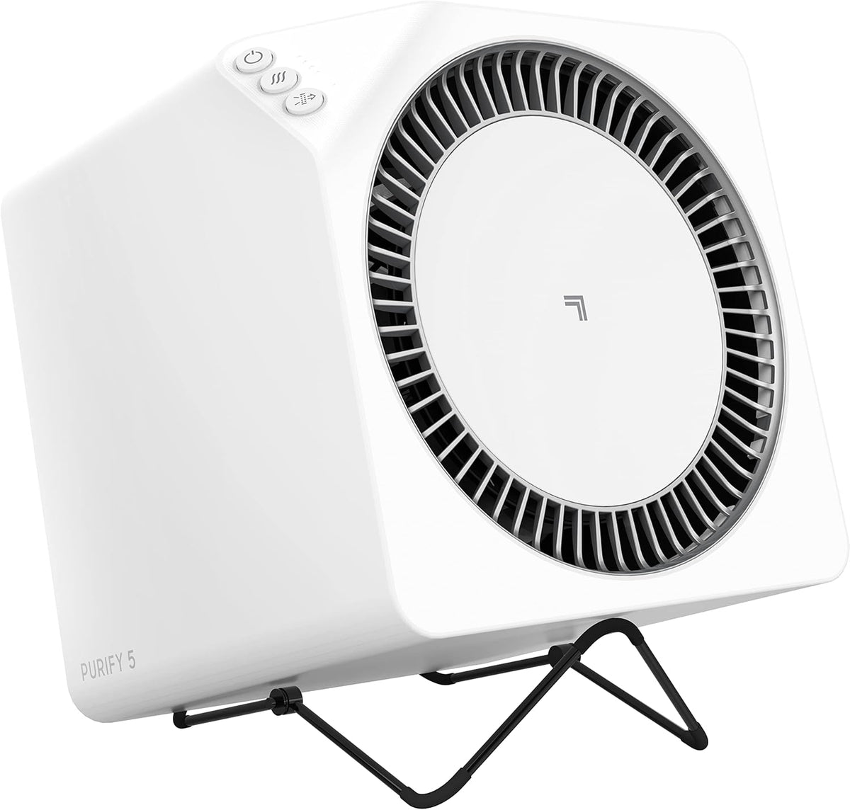 Sharper Image PURIFY 5 True HEPA Air Cleaner for Home, Office, Bedroom with 4 Speed Settings, Black