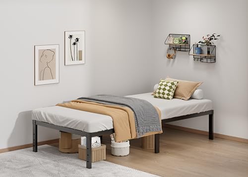 Metal Bed Frame Full Size - 14 Inch Heavy-Duty Full Platform Bed Frame No Box Spring Needed, Easy Assembly, Noise-Free, Sturdy Mattress Foundation, Underbed Storage Space