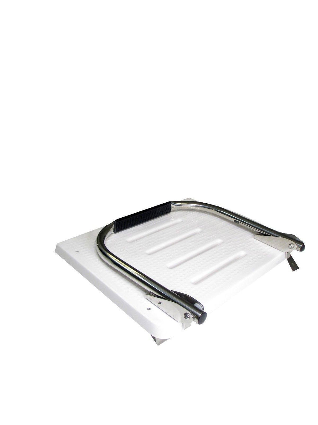 Pactrade Marine Boat Universal Fiberglass Swim Platform Under Mount Fold Down Ladder 1 Step Inboard One Rail