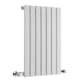 Hudson Reed NAHB0247 Sloane - White Horizontal Flat Panel Designer Radiator 25 x 16 1/2