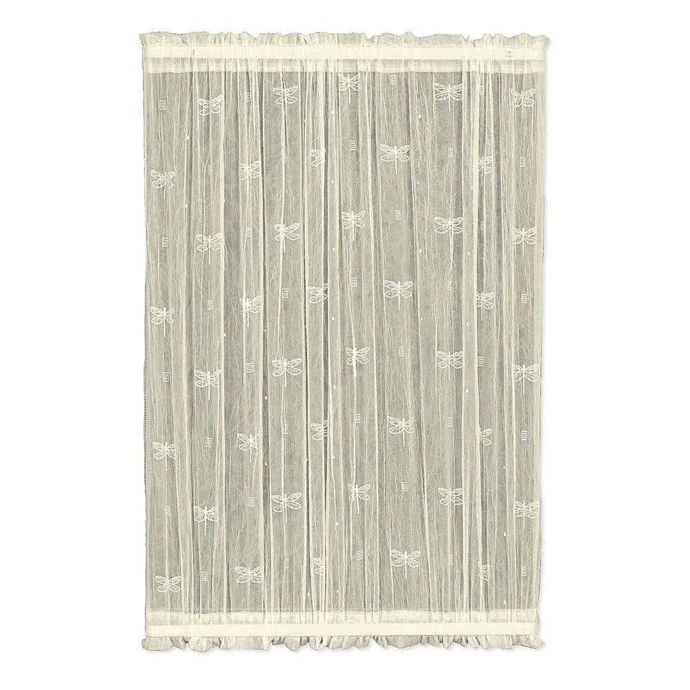 Heritage Lace 7185E-4563DP Dragonfly 45 x 63 in. Door Panel - Ecru