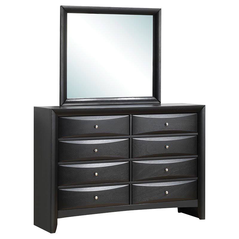 Glory Furniture Marilla 8 Drawer Dresser in Black - G1500-D