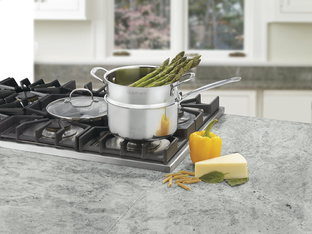 Cuisinart 77-35CG Chef's Classic Stainless 3-Piece 3-Quart Steamer Set
