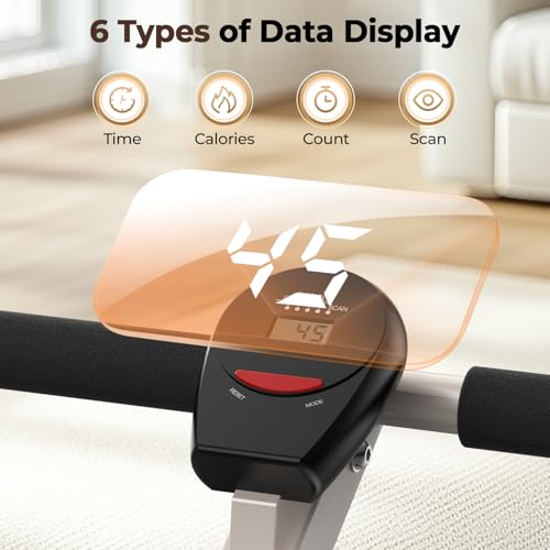 Feierdun Compact Adjustable Rowing Machine for Home 300LBS Weight Capacity with 12 Levels of Resistance for Complete Body Workouts Foldable Hydraulic Rower for Home