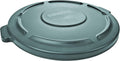Rubbermaid Commercial FG265400GRAY BRUTE Heavy-Duty Round Waste/Utility Container, 55-gallon Lid ONLY, Gray