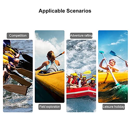 2Pcs Telescopic Kayak Paddle Rafting Boat Paddle Canoe Oars Plastic Aluminum Alloy Boat Oars