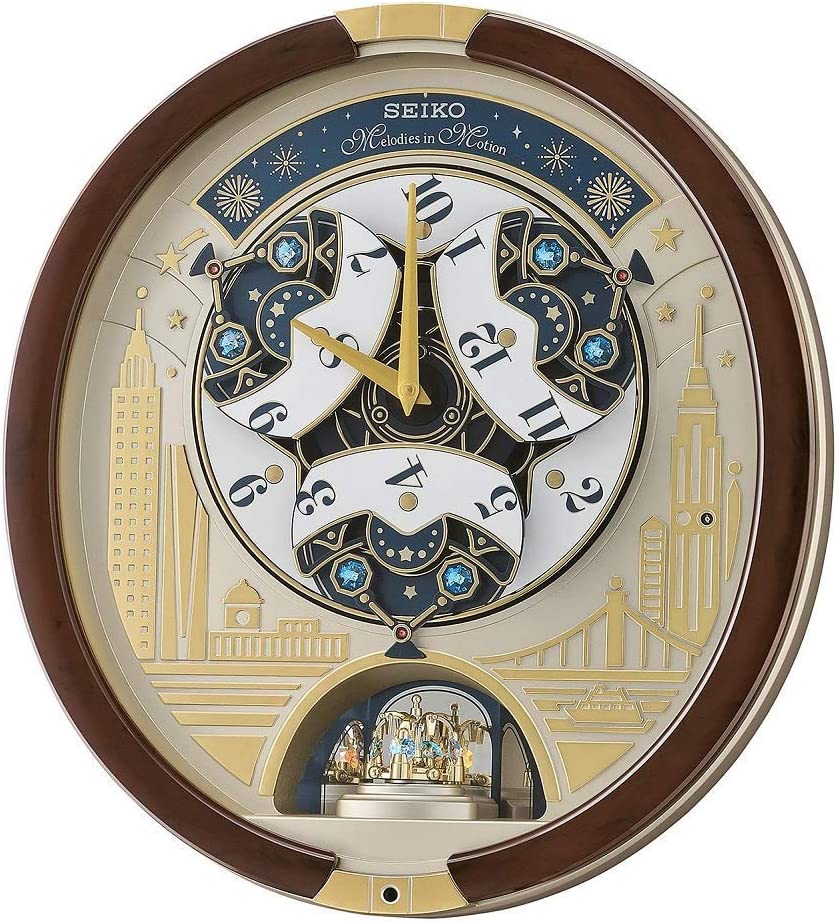 SEIKO Swarovski Melody in Motion Wall clock-2019 edition-QXM382BRH