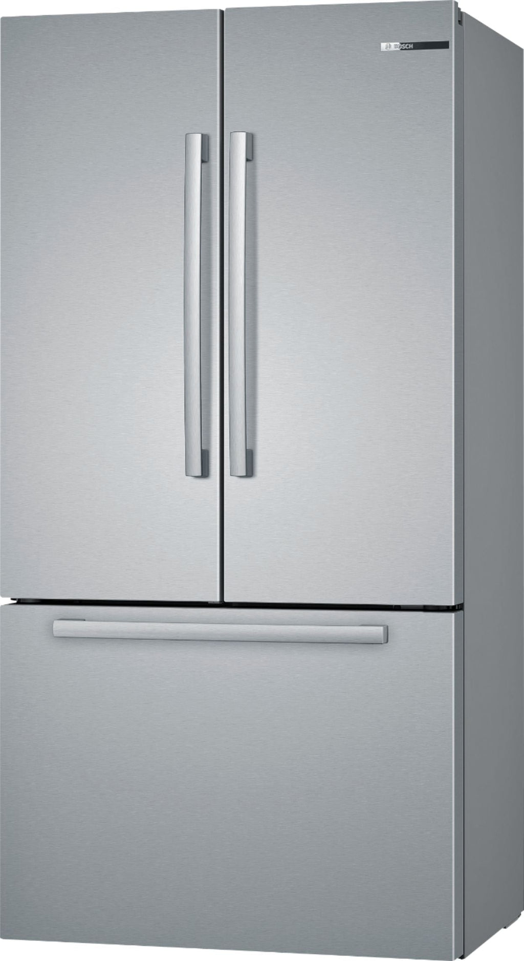 Bosch - 800 Series 21 Cu. Ft. French Door Counter-Depth Smart Refrigerator - Stainless steel
