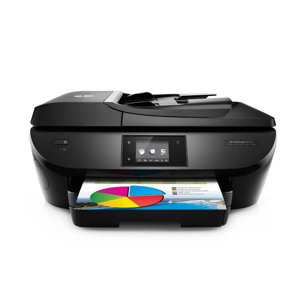 HP Officejet 5740 Wireless All-In-One Inkjet Color Printer - Black