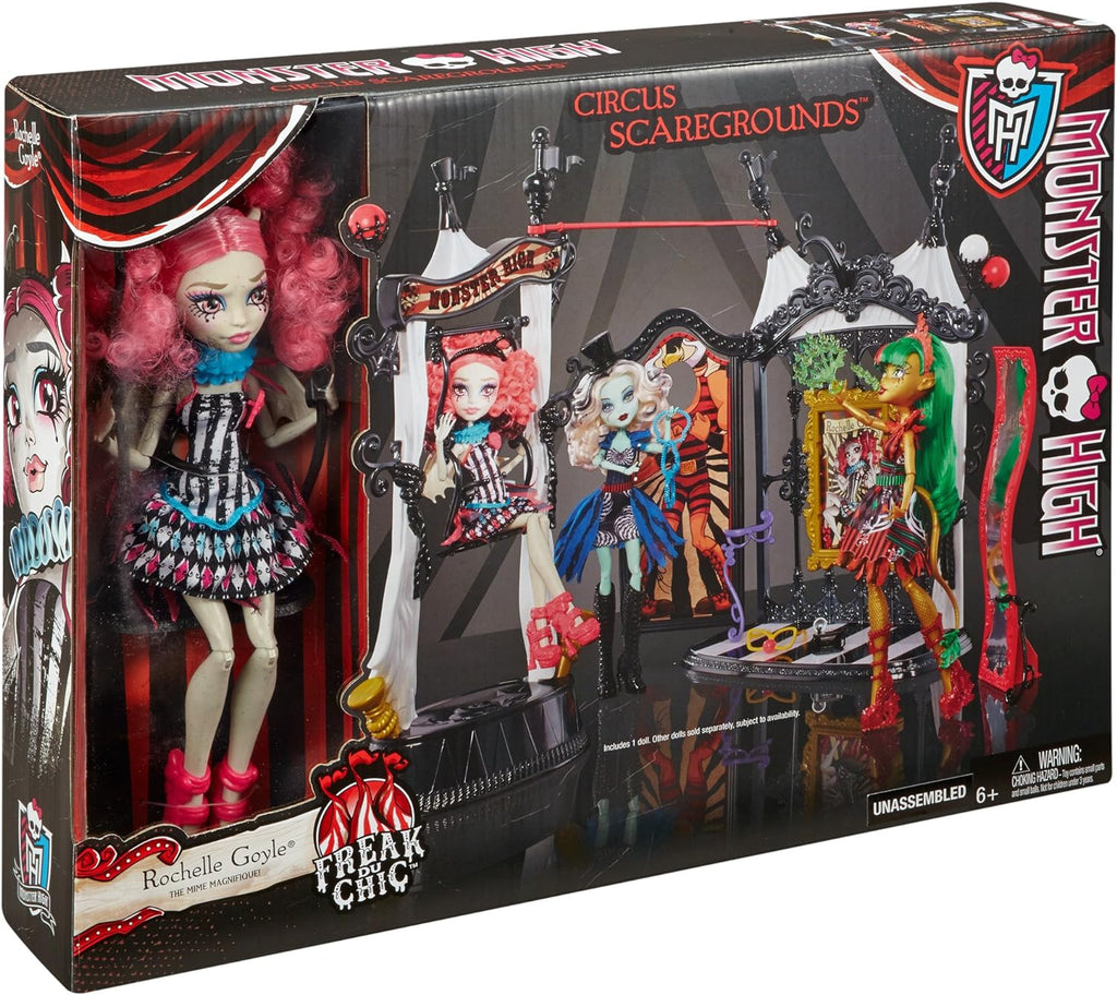 Monster High Freak du Chic Funhouse and Rochelle Goyle Doll Playset