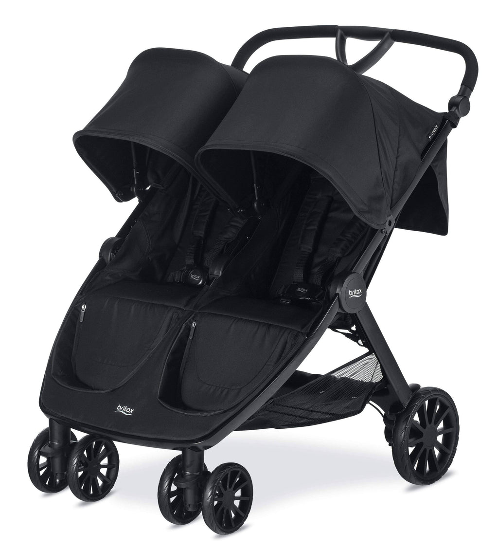 Britax B-Lively Double Stroller - Raven