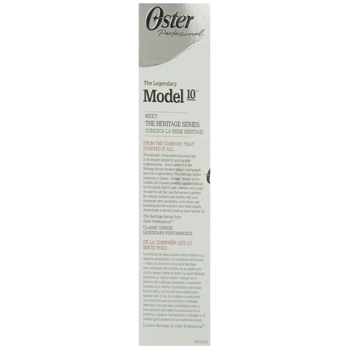 Oster Professional Model 10 Heavy Duty Detachable Blade Clipper