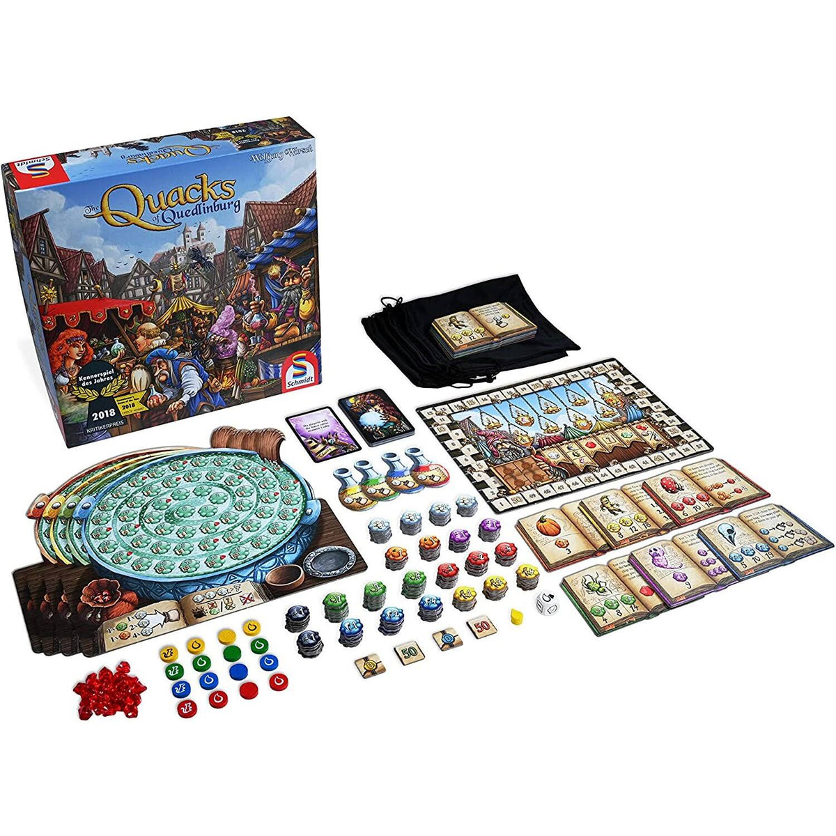 Schmidt Spiele Quacks of Quedlinburg Game Family, Multicolour