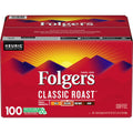 Folgers Classic roast Coffee K Cups 100 ct