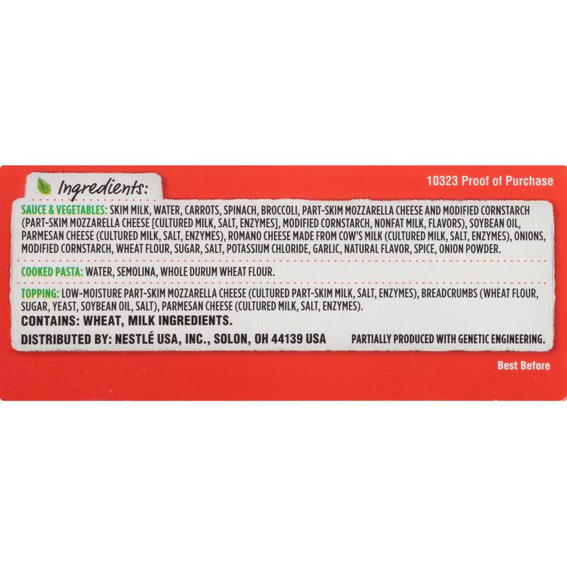 Stouffer's Vegetable Lasagna Meal 10.5 oz, Pack of 12