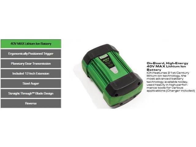 Ion Electric Ice Auger, 8 in