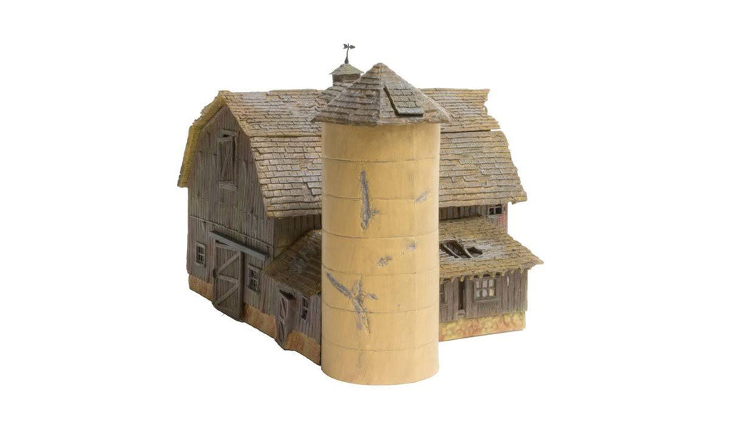 Woodland Scenics HO Old Weathered Barn Built u0026 Ready BR5038