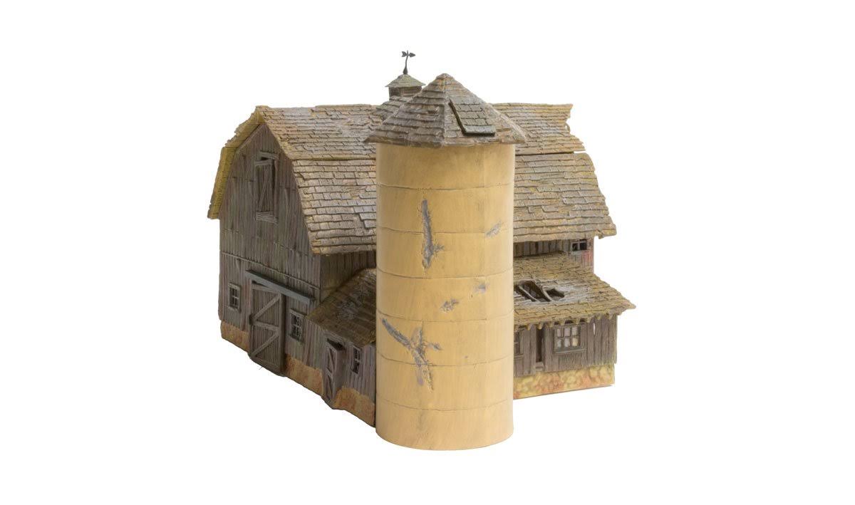 Woodland Scenics HO Old Weathered Barn Built u0026 Ready BR5038