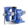 Forward DT08125A 5-Inch Heavy Duty Bench Vise 360-Degree Swivel Base and Head with Anvil (5x22)