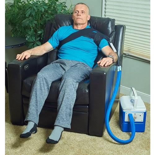 Polar Products Active Ice 3.0 Shoulder Cold Therapy System with Digital Timer Includes Shoulder Bladder, 9 Quart Cooler