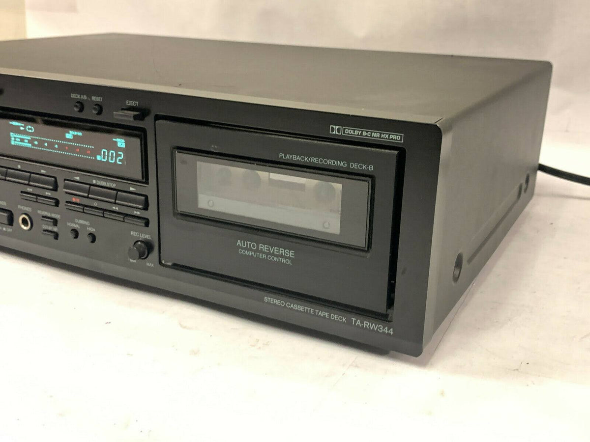Onkyo TA-RW544 - Dual cassette deck - black